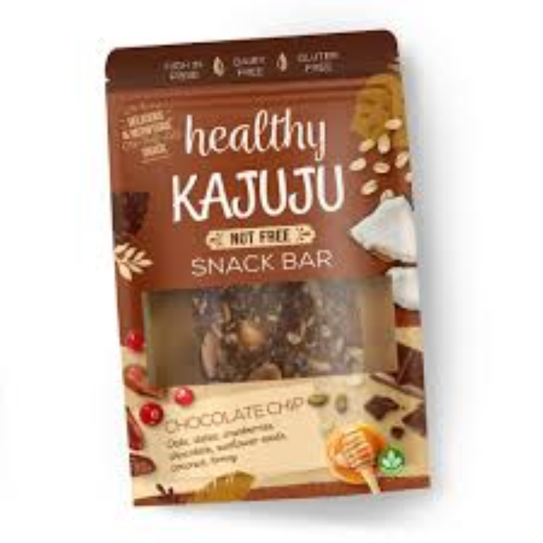HEALTHY KAJUJU CHOCOLATE CHIP BARS 65G
